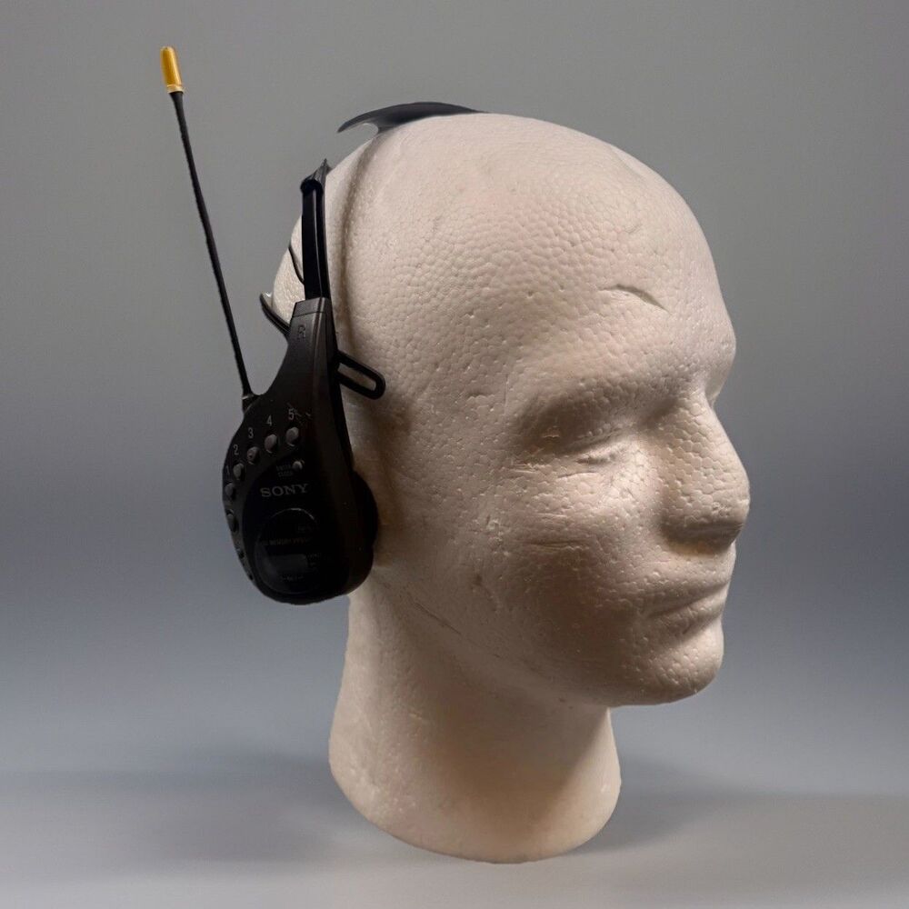 Sony Walkman SRF-HM22 FM AM Radio Headset PLL Synthesized Tested Working VTG Y2K